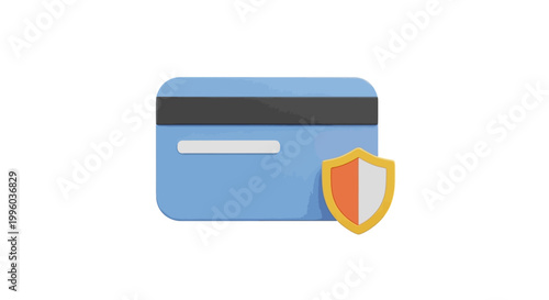 Secure Credit Card Payment Protection Icon