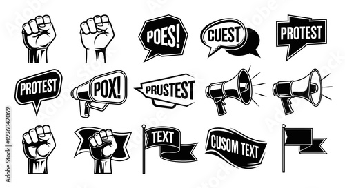 Protest Activism and Social Justice Communication Elements