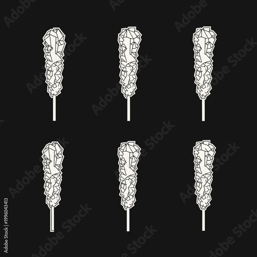 Rock Candy Lollipops - Sweet Crystals on Sticks