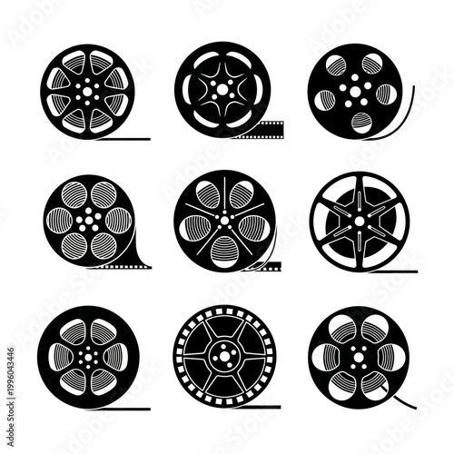 Vintage Film Reels Collection - Classic Cinema Icons