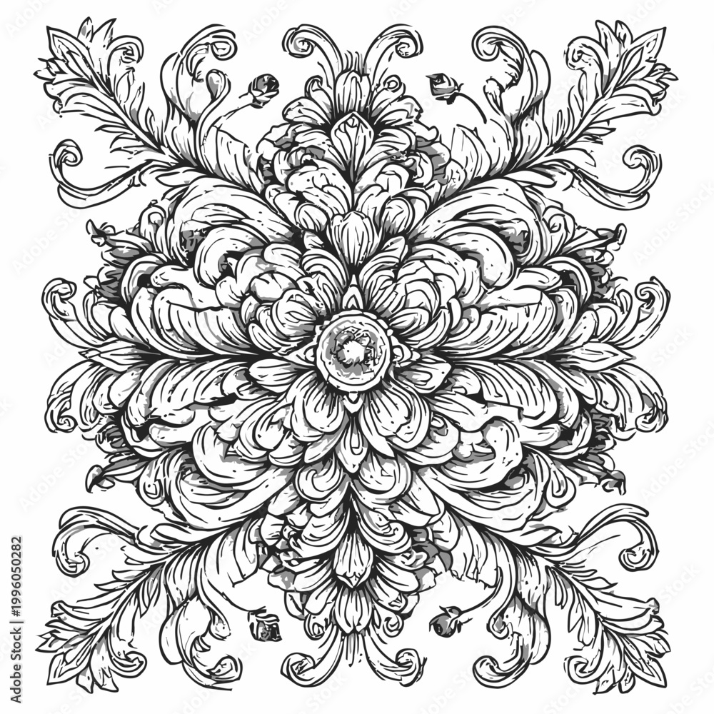 Fototapeta premium batik design very cool