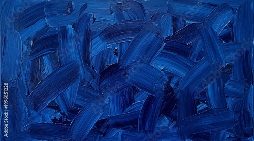 Gradient Abstract Dramatic Blue Depth Smooth Deep Midnight To Vivid Cobalt Background Texture