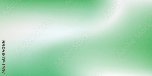 Fresh mint green and crisp white mesh gradient background featuring a soft grainy noise texture