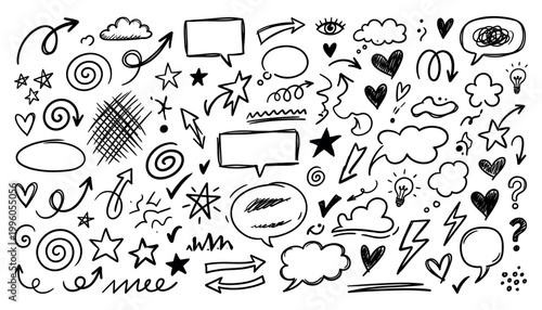 Crayon line icon pastel set. Crayon line icon hand drawn pencil pastel color brush chalk scribble texture. Cute kid children rainbow heart star sun cloud flower baby smile.