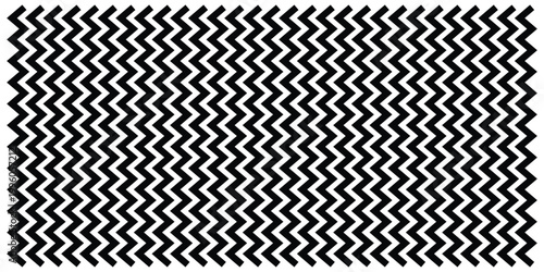 black  zig zag line on white page. Set of curved abstract lines on white background.  Modern zigzag illustration line set. Graphical pattern shapes icon. white background, EPS10  