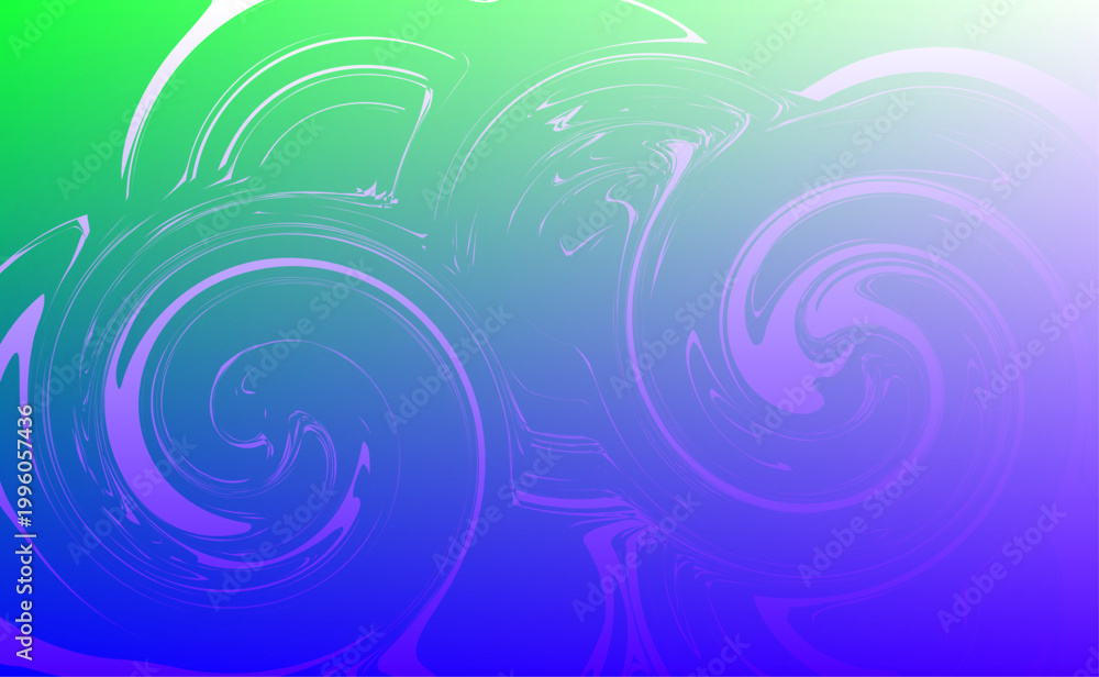 Fototapeta premium Panoramic high-speed technology concept, light abstract background. An illustration of speed motion on a road. An abstract background with neon glows of purple and blue. 
