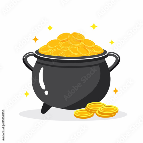 Pot of Gold Coins