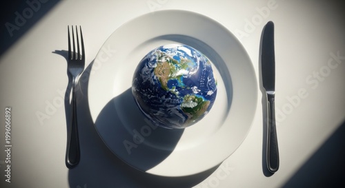 Earth on a Plate A Symbolic Representation of Global Consumption 1.