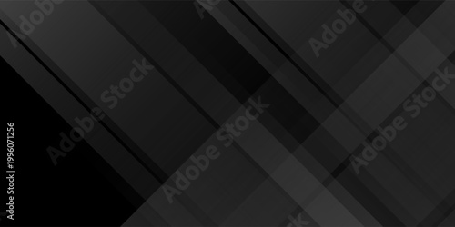 Black abstract background. Elegant dark diagonal shape elements. Modern luxury grey gradient graphic design.Dark design concept art