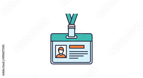 Employee ID Card Badge Identification.