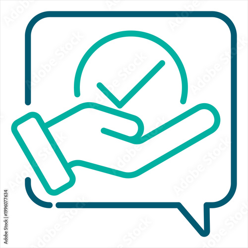 Honesty Single Icon Line Color