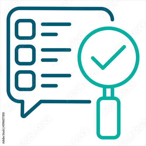 Accountability Single Icon Line Color