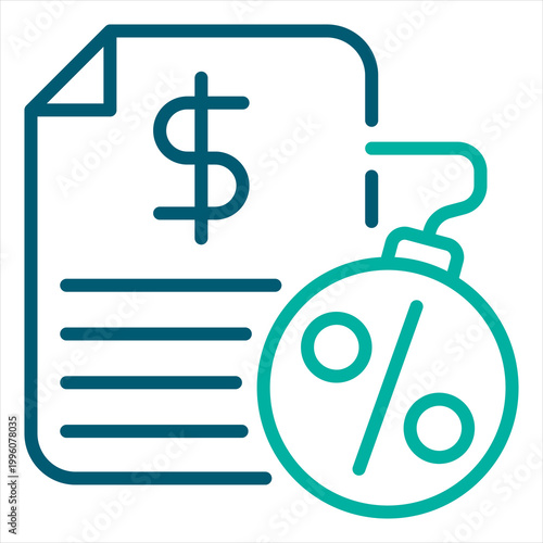 Obligation Single Icon Line Color