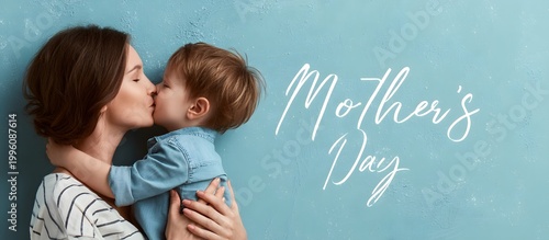 mother and child hugging ,Mother day concept, mother day background