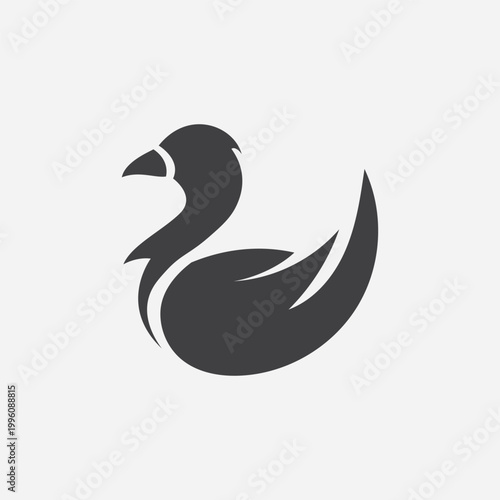 Fotografi Creative image design of chirping birds.