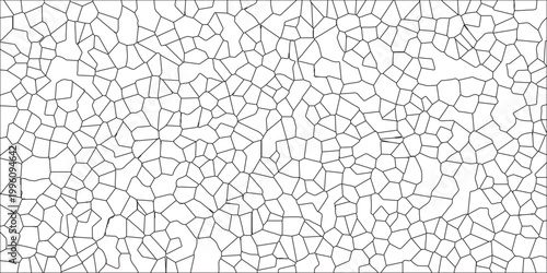 Crystal Voronoi Diagram Background for Website, Fabric Print. Vector Pattern with Geometric Lines and Nature-Inspired Elements for Wallpaper, Decor, and Artful Surfaces. Broken Glass Quartz natural. 
