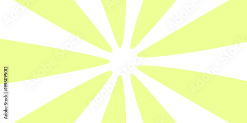 Spiral radial striped backdrop design. Eye catching vector background for product campaign.  Minimal sunny sunset spotlight gradient banner for poster and cartoons background. 