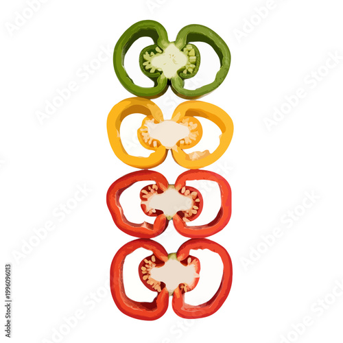 A stack of colorful dog chew toys isolated on white background, Vector