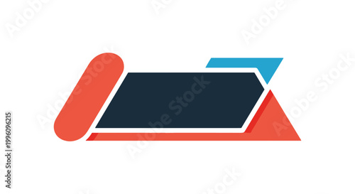 Name plates Line art vector creative abstract minimal shapes