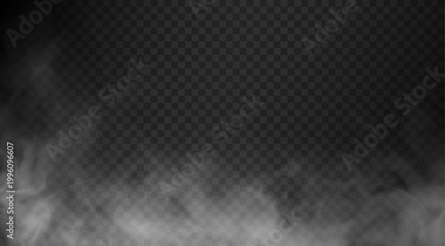 white smoke cloud fog transparent isolated background air vapor haze mist atmosphere texture abstract effect pollution gas png vector