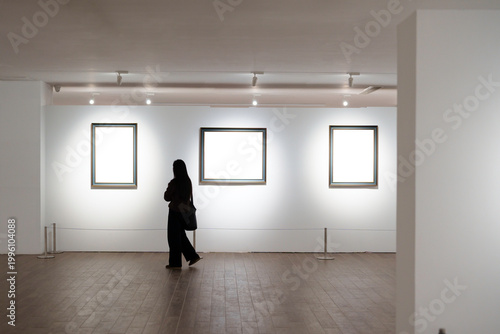 Obraz na płótnie blank frame in gallery