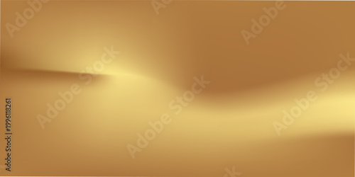 Gold gradient background with metallic foil texture. Shiny golden surface and glossy light reflections create an elegant, luxurious vector design perfect for cards, business, and decoration.