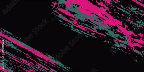 Car sticker wrap banner abstract sporty lines pink blue greenish grunge color combination brush storm thunder modern pattern racing motorsport