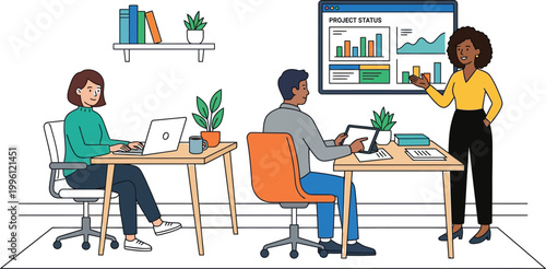 Futuristic cityscape featuring drones wind turbines and modern architecture