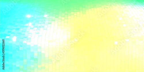 Abstract textured background in vibrant, vivid hues of green, yellow and cyan, creating a modern and eye-catching graphic design. 