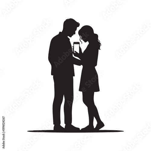Digital Interaction Silhouette Design