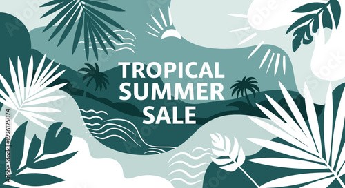 A modern abstract illustration evoking natural growth and tranquility. Ideal for wellness branding, eco-friendly marketing, or adding a touch of seren