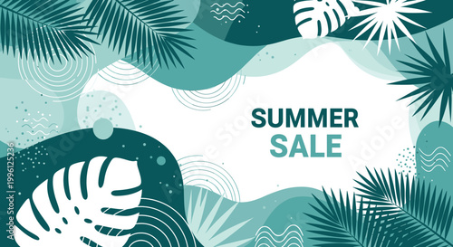 A refreshing, modern botanical print featuring a monstera leaf. Ideal for website design, social media, or adding a touch of tranquility to any space.