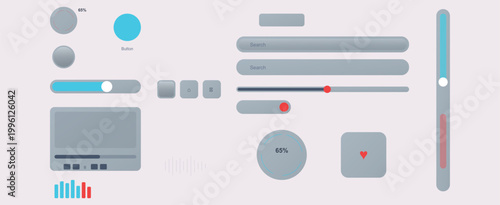 Various ui and controls for digital interfaces user experience