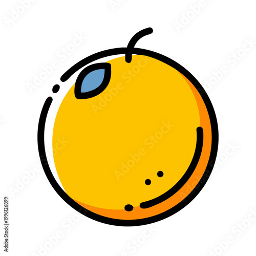 vector illustration of an apple