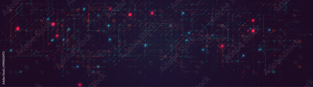 Obraz premium Hacker Attack Cyber Security Digital Data Breach Computer Fraud Red Code Cyberattack Screen Alert. Malware Internet Crime Cybersecurity Software Technology System Network Protection. Vector Concept