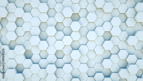 seamless pattern of blue tiles