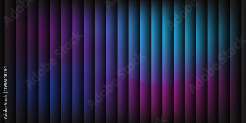 Soft glass ripple gradient in icy pale blue and lavender hues. Delicate reeded texture with frosted distortion effect and minimal vertical blur. Glass texture, vector illustration