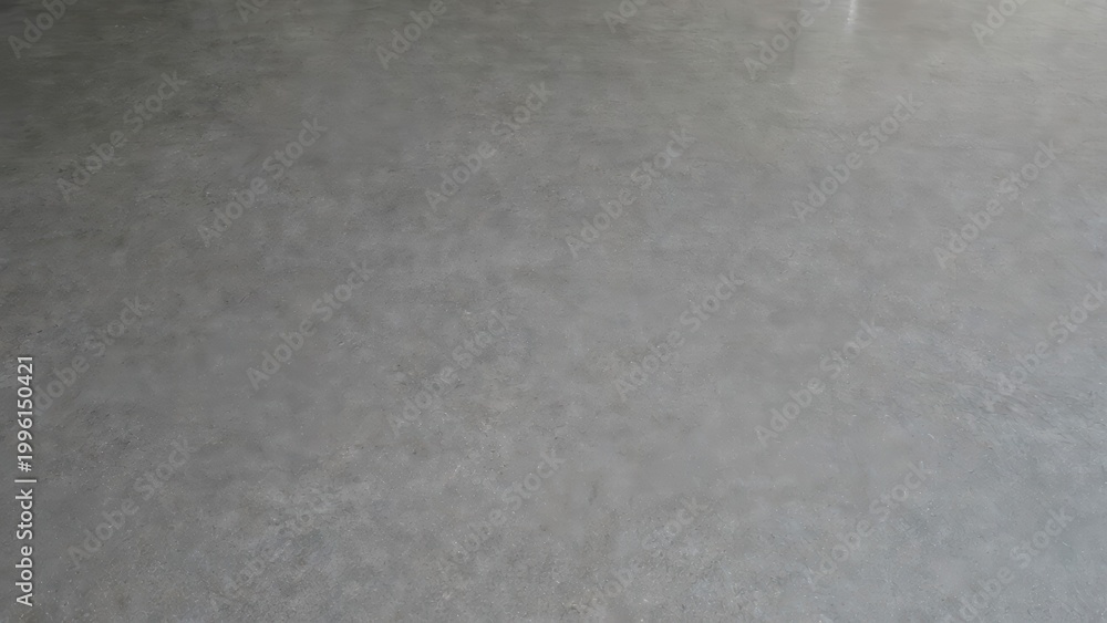 Fototapeta premium Smooth, textured concrete floor surface with subtle variations in tone and light reflections