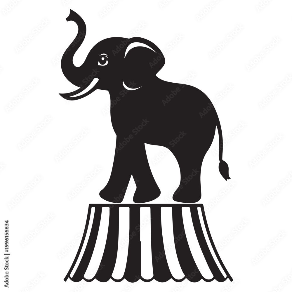 Obraz premium elephant vector illustration