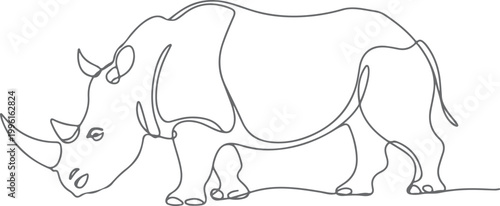 Simple black and white line of a cow with detailed udder and four legs line cow cattle