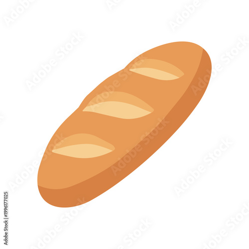 A crusty loaf of fresh bread.