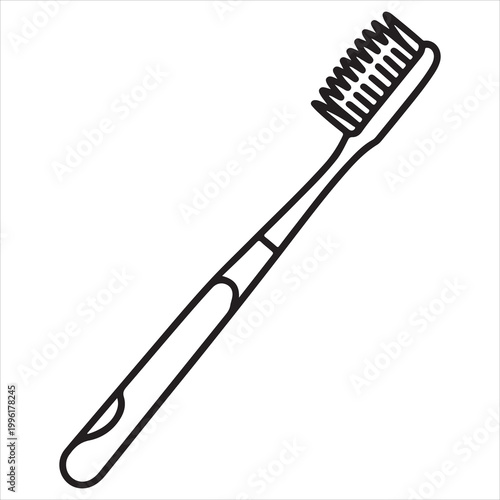 Modern ergonomic toothbrush with flexible bristles