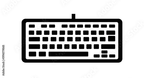 Black keyboard icon