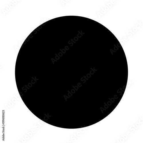 Black Circle Shape PNG
