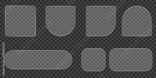 Glassmorphism ui elements modern card designs with blur transparency effects