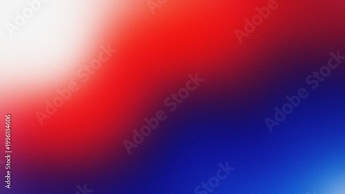 Abstract red and blue gradient background during patriotic holidays like Memorial Day 4th of July and Labor Day