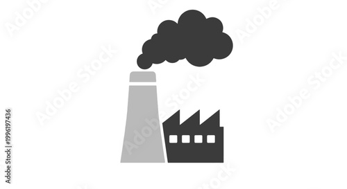 Industrial Waste Line art creative modern abstract vector