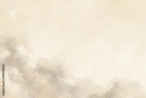 Abstract cloudy sky in soft beige tones