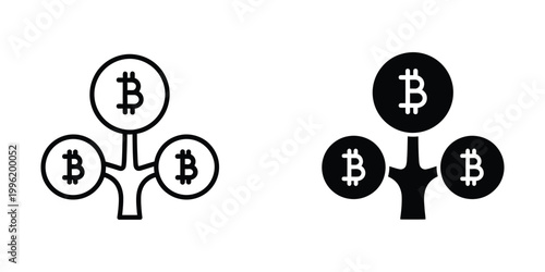 Contrast between traditional and modern cryptocurrency network representations