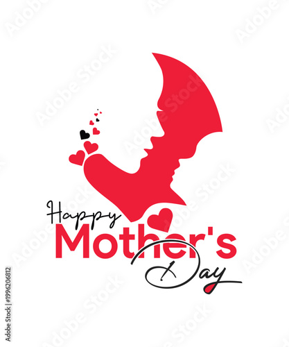 Happy mother's day 2026. Mothers Day Vector.